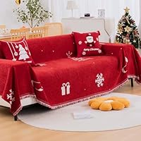 Amazon｜ソファカバー クリスマス レッド マルチカバー ソファー